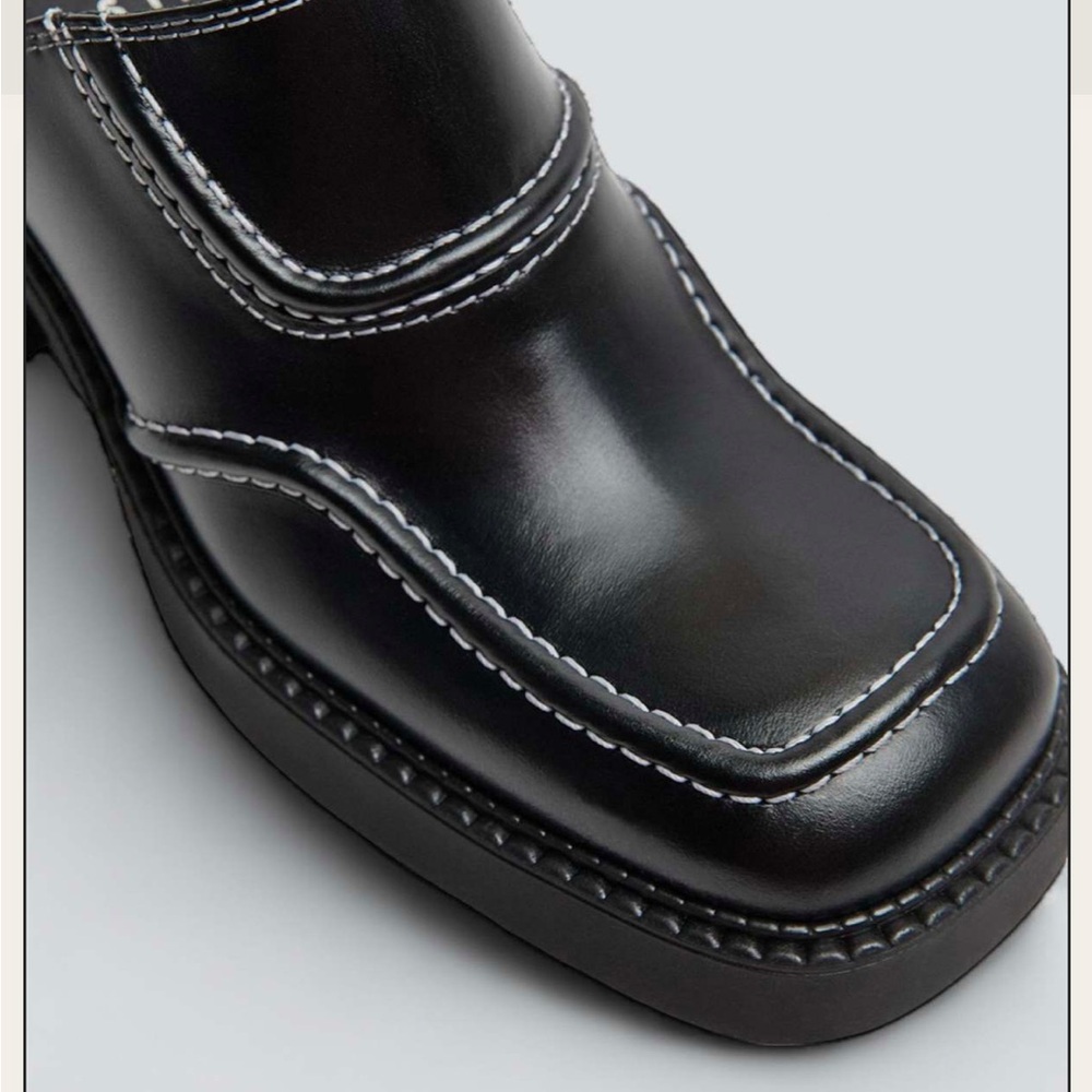 MIISTA RUBI BLACK MULES - Picture 4 of 8